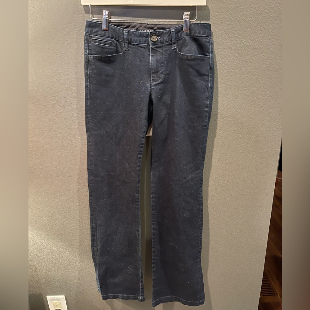 Banana Republic Dark Blue Trouser Straight Leg Jeans